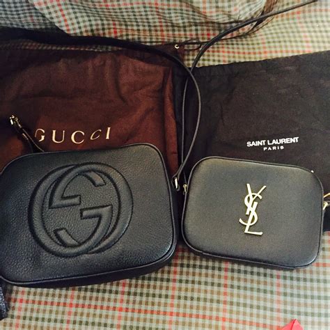 soho disco bag ysl|GUCCI SOHO DISCO BAG VS YSL LOU CAMERA BAG .